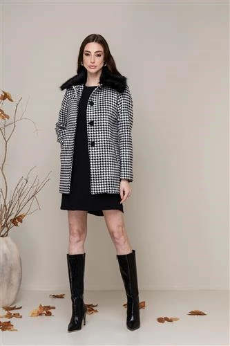 3872 Pied Poule Preto/Branco