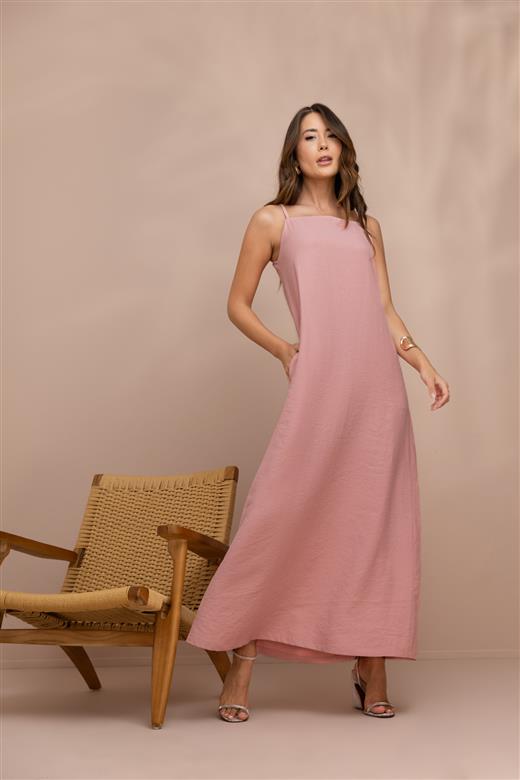 Vestido trapézio alfaiataria Paris