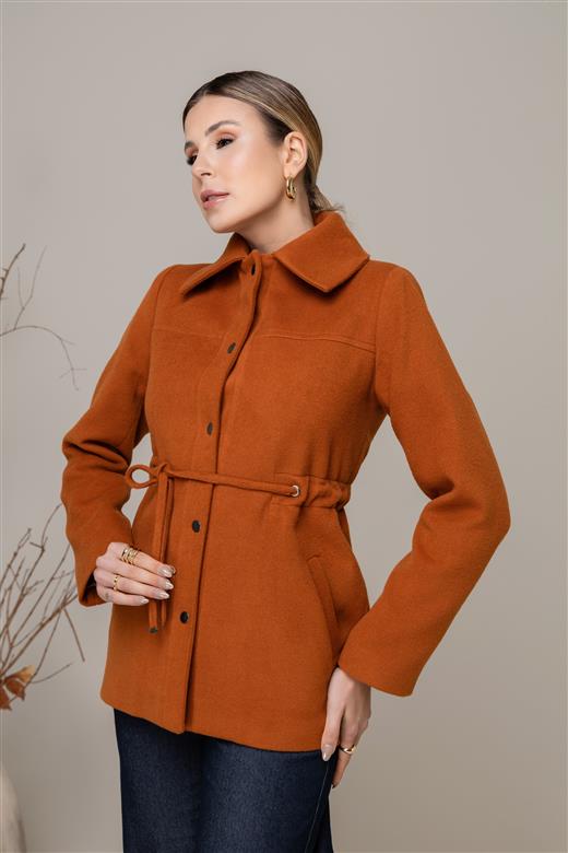 2708 PARKA 3/4 CORDÃO SINTÉTICO 