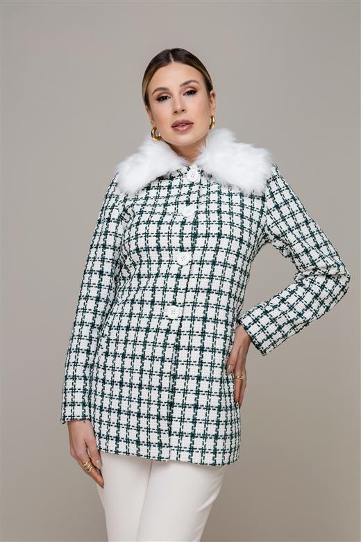 2908 CASACO 3/4 PENCE TWEED