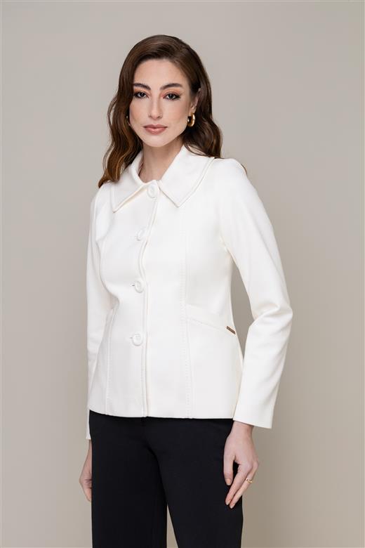 8001 CASACO CURTO BOLSO RECORTE DOUBLE